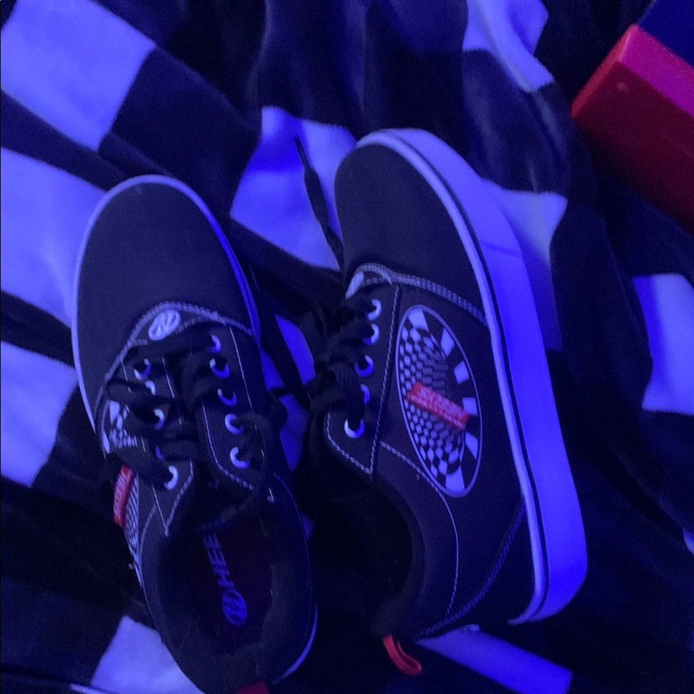 Heelys Black and White Checkered Skate Shoes